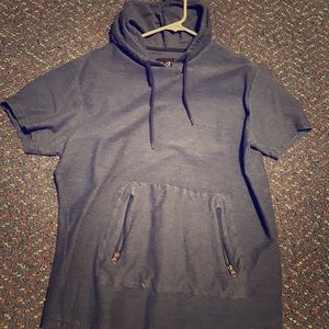 Short sleeve hoodie